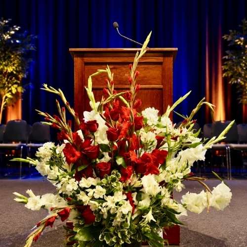 Podium Flower Arrangements in Houston